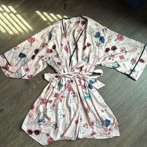 Kate Spade Robe Bridal Honeymoon Dream a Little Dream xs/s